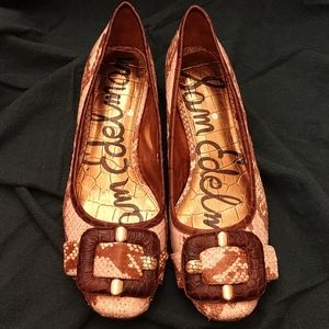Fabulous Sam Edelman snakeskin pumps, 8M